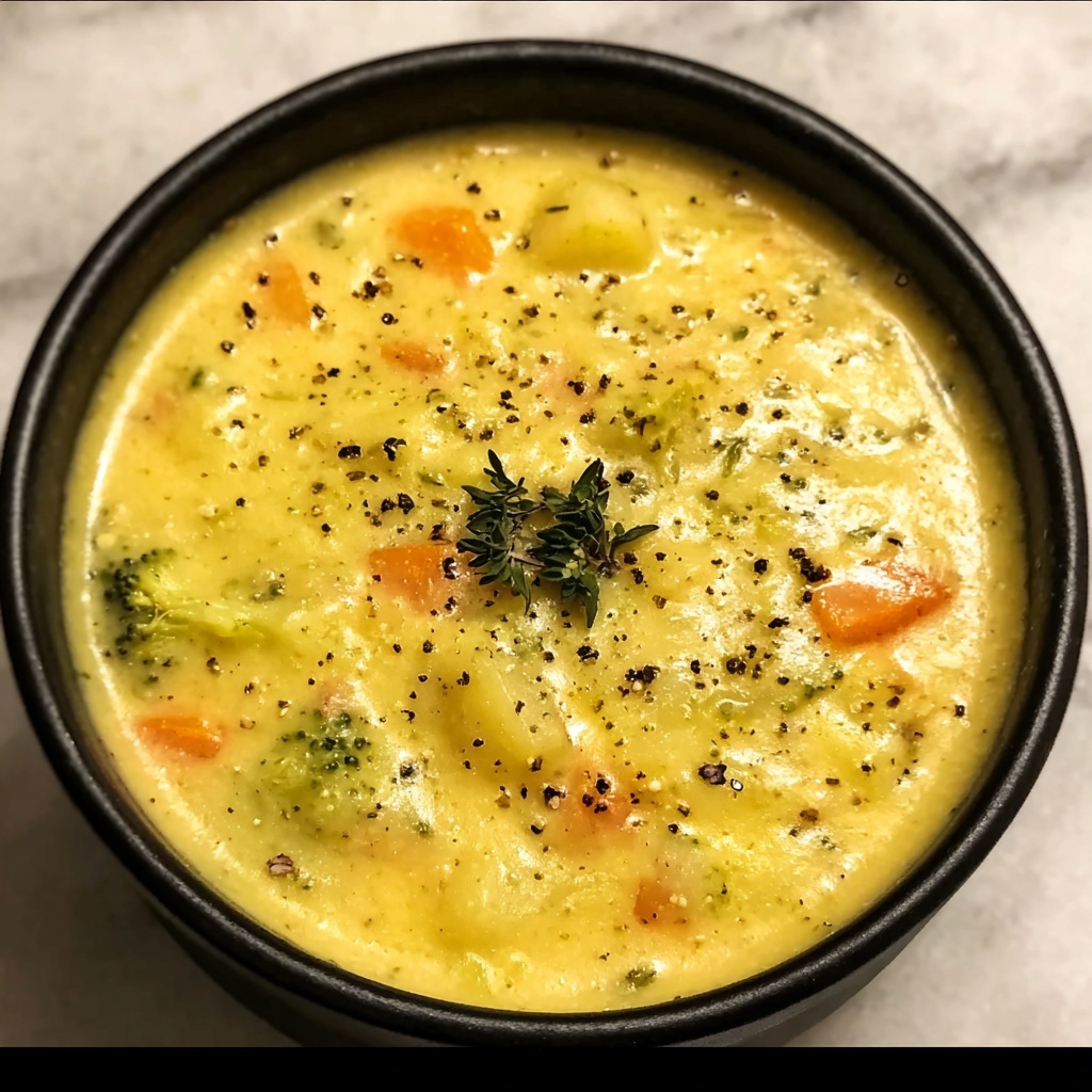 Broccoli Potato Cheddar Soup Recipe - Recipe Image