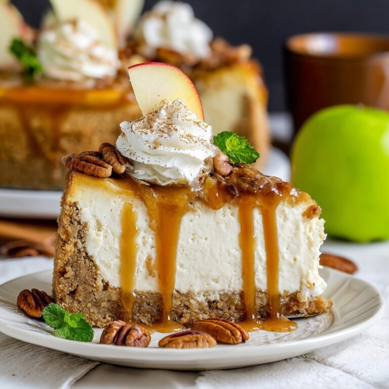 Caramel Apple Blondie Cheesecake Recipe