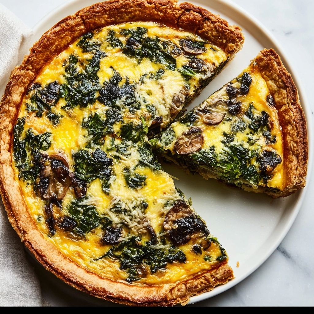 Savory Spinach Quiche Recipe - Recipe Image