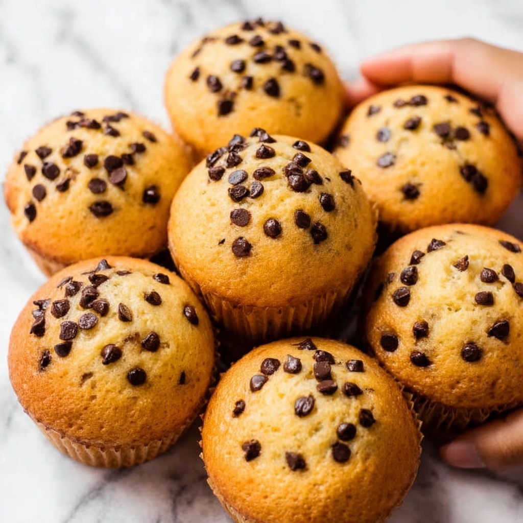 Greek Yogurt Peanut Butter Muffins with Chocolate Chips Recipe - Recipe Image