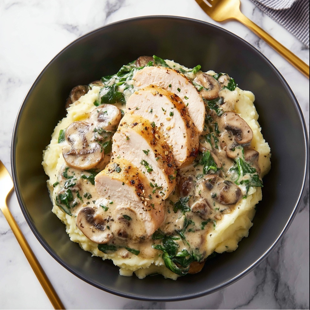 Creamy Chicken Florentine Skillet Recipe - Recipe Image
