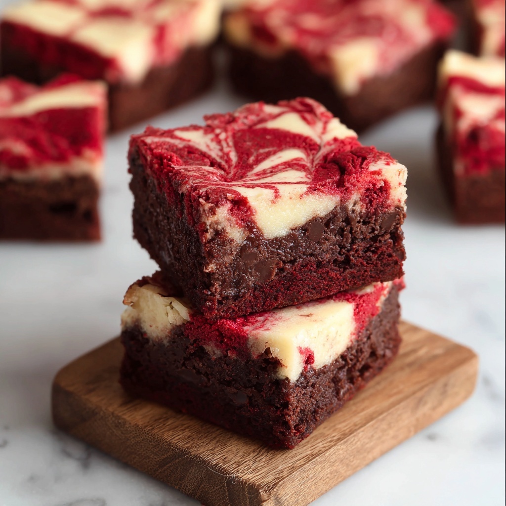 Red Velvet Brownies Recipe - Recipe Image
