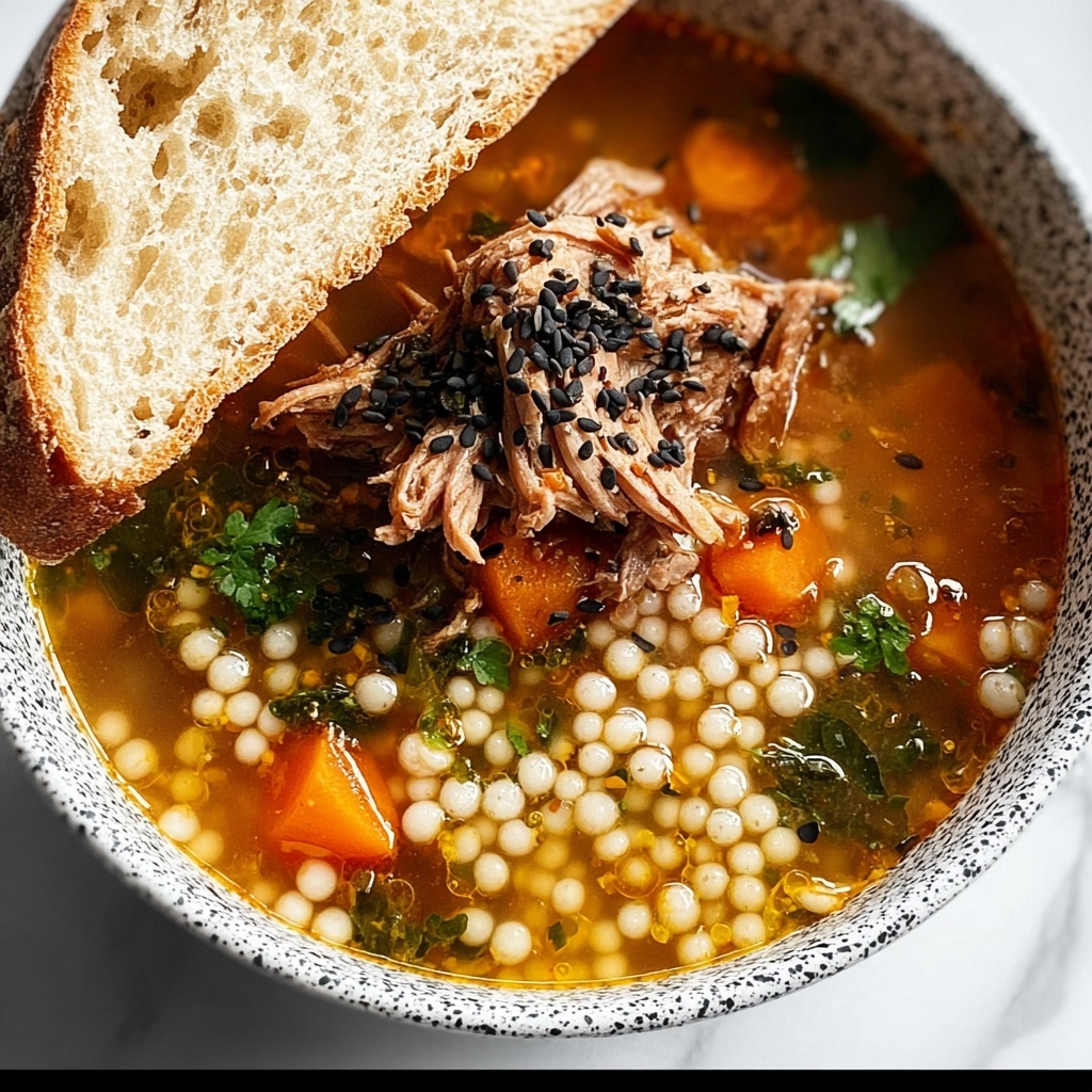 Crockpot Chicken and Barley Soup Recipe - Recipe Image