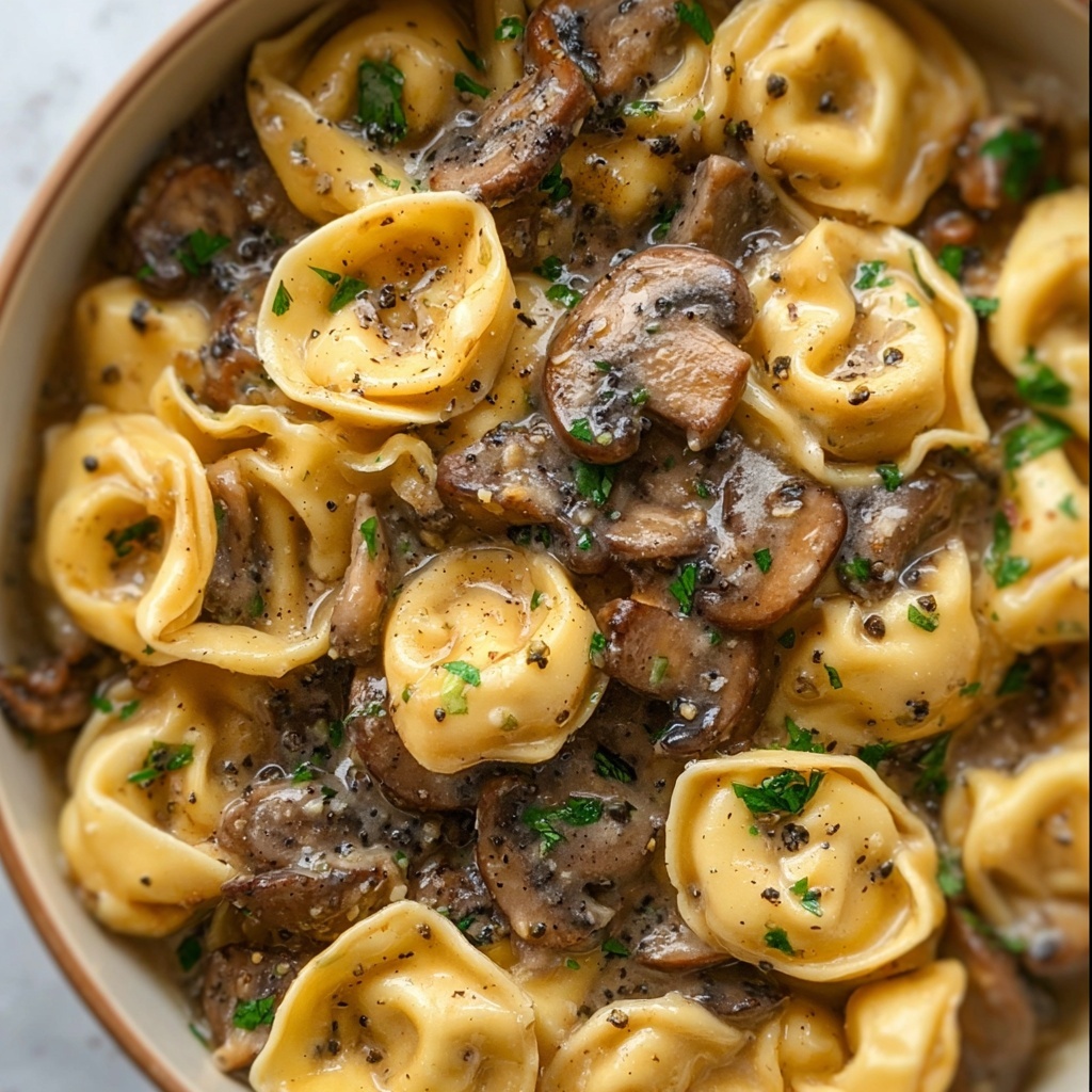 Philly Cheesesteak Tortellini Pasta Recipe - Recipe Image