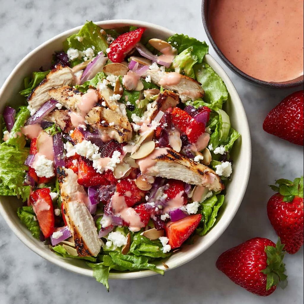 Strawberry Chicken Salad with Balsamic Vinaigrette Recipe - Recipe Image