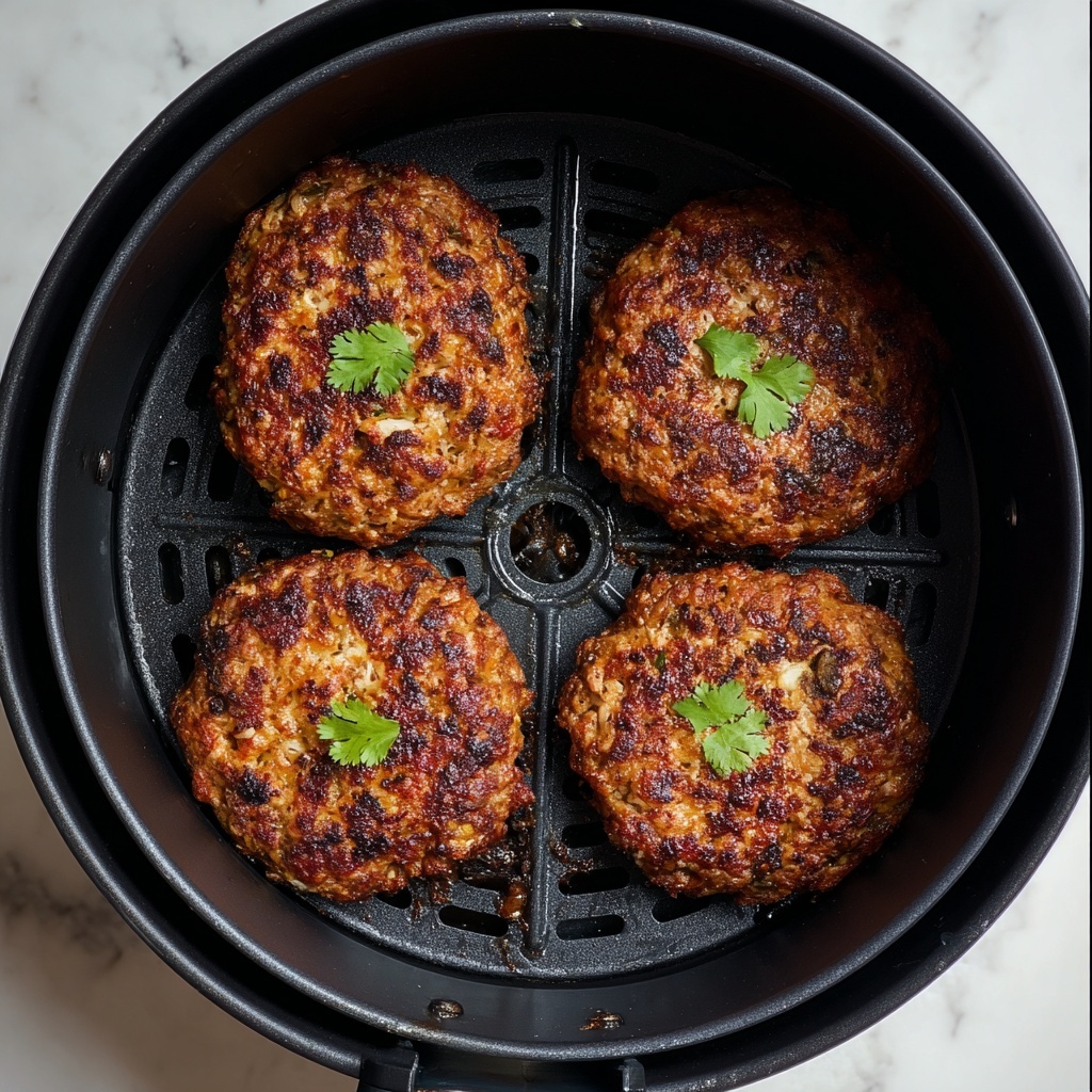 Air Fryer Burgers Recipe - Recipe Image