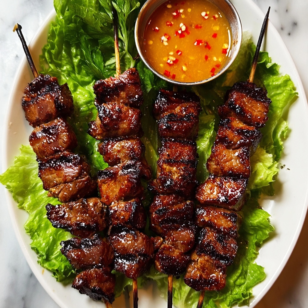 Grilled Thai Coconut Chicken Skewers with Peanut Sauce Recipe - Recipe Image
