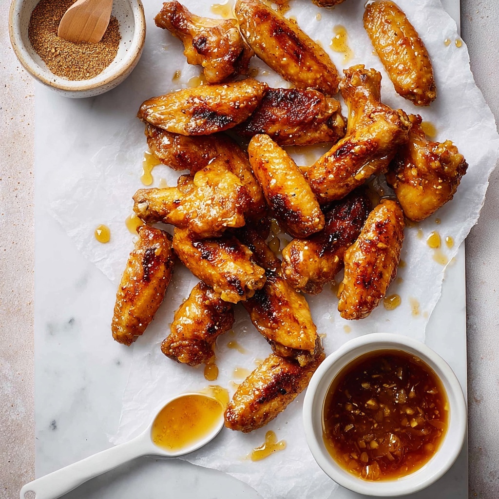 Honey Garlic Chicken Wings Recipe - Recipe Image