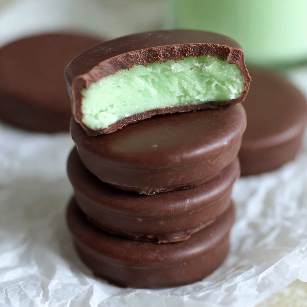 Chocolate Covered Mint Patties Recipe - Recipe Image
