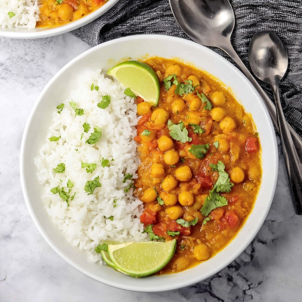 Easy Vegan Chickpea Curry Recipe - Recipe Image