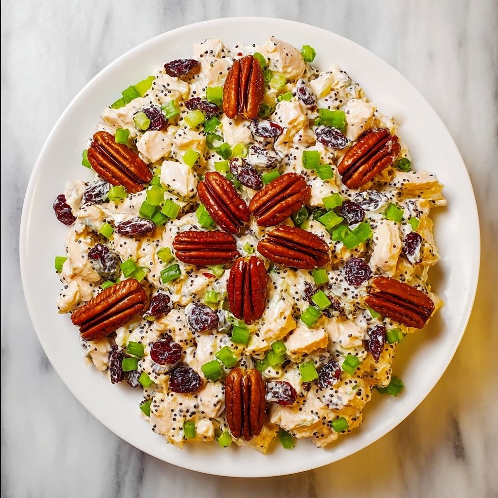 Cranberry Pecan Chicken Salad with Poppy Seed Dressing Recipe - Recipe Image