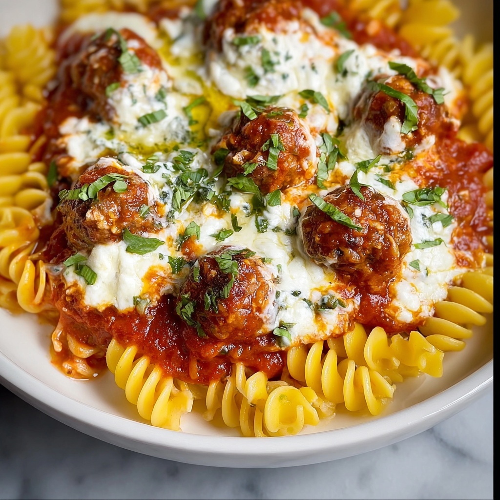 Dump and Bake Meatball Casserole Recipe - Recipe Image