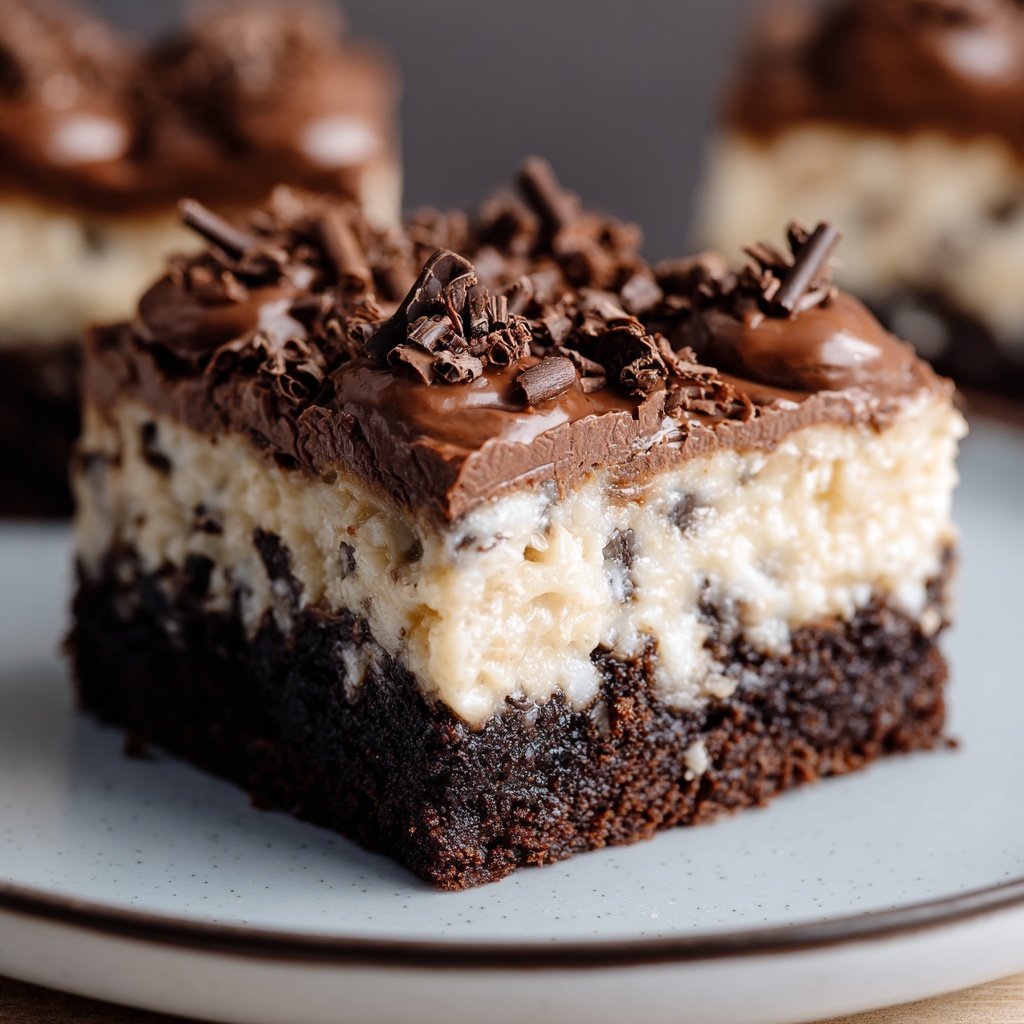 German Chocolate Poke Cake with Caramel, Coconut, and Pecans Recipe - Recipe Image