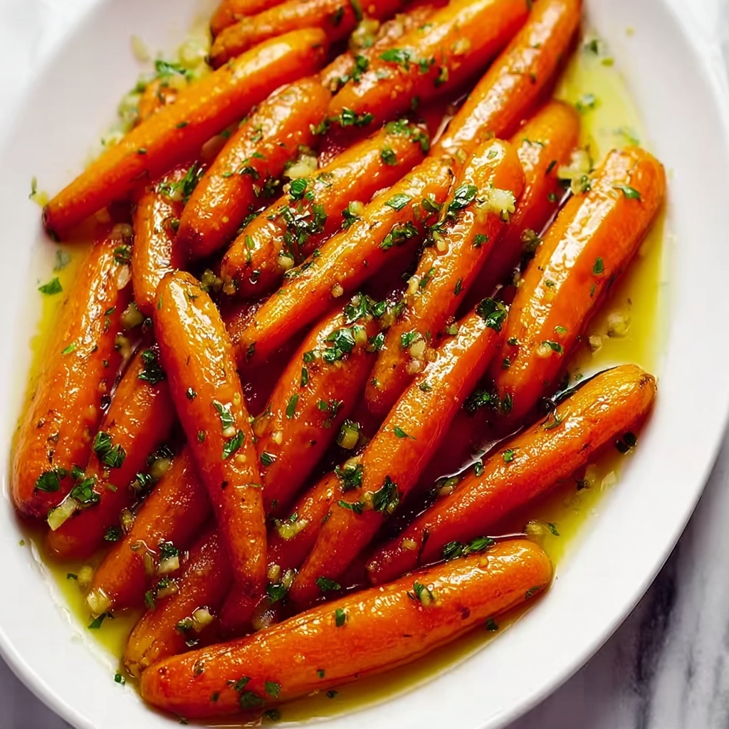 Honey Garlic Butter Roasted Carrots Recipe - Recipe Image