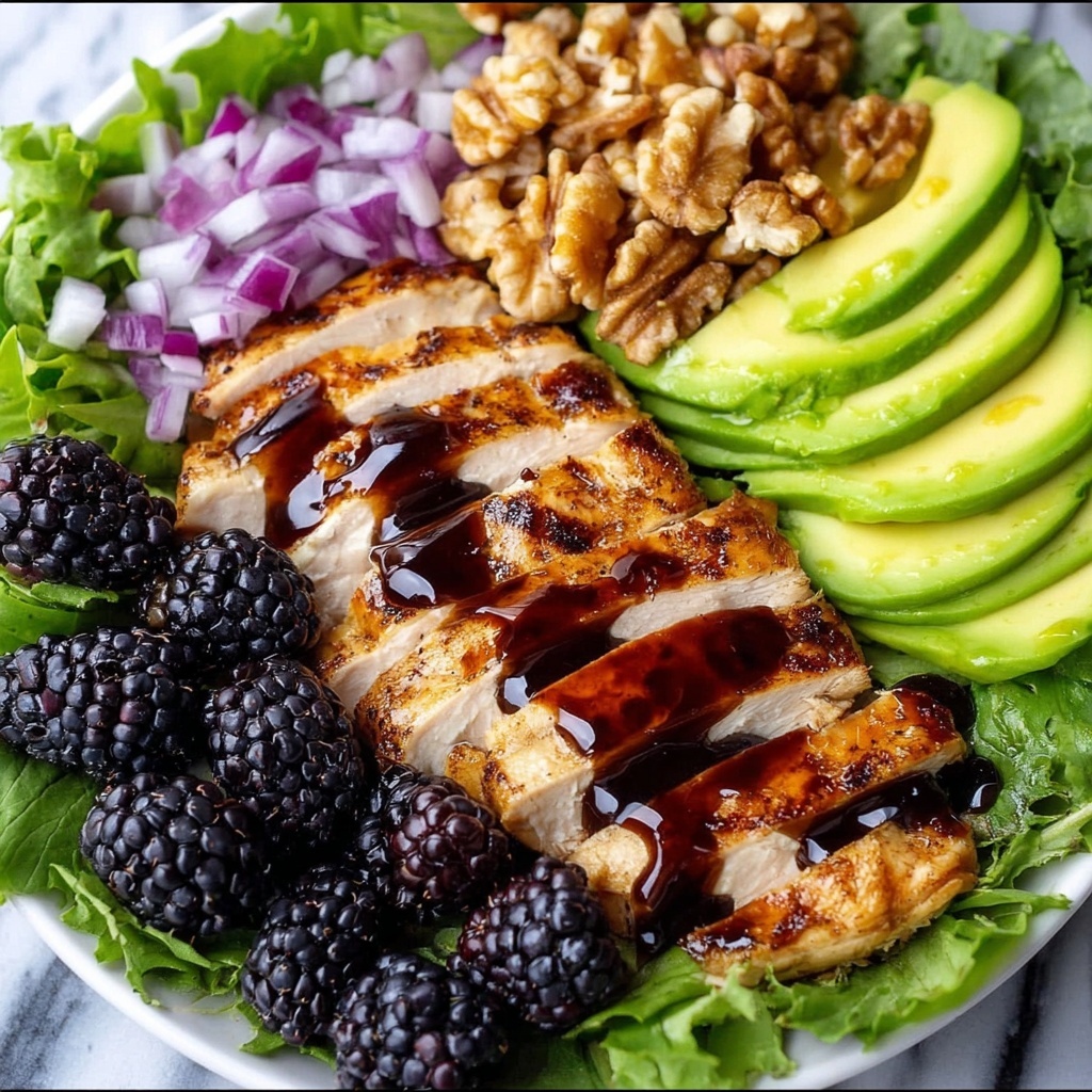 Blackberry Chicken Salad Recipe - Recipe Image