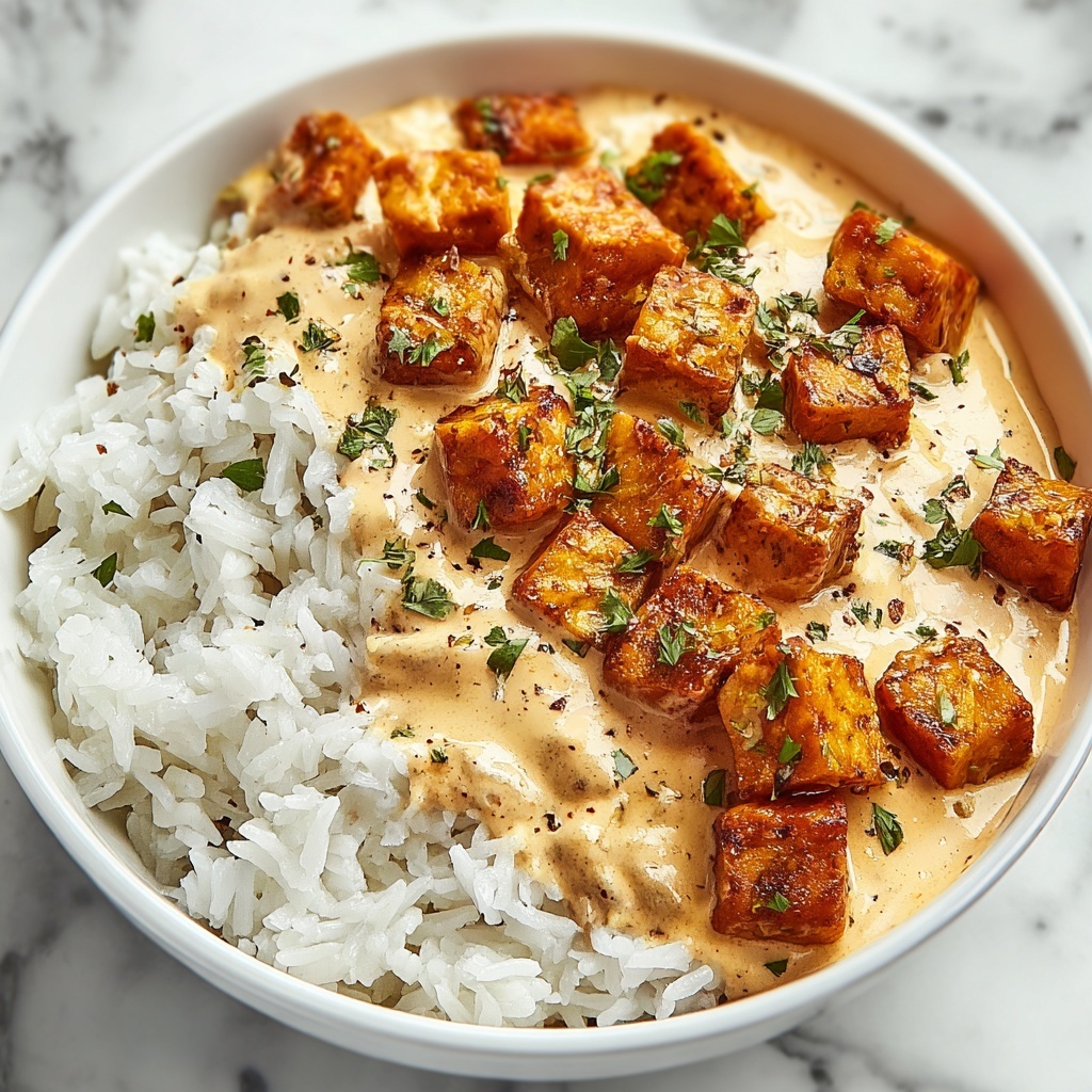 Creamy Smothered Chicken and Rice Recipe - Recipe Image