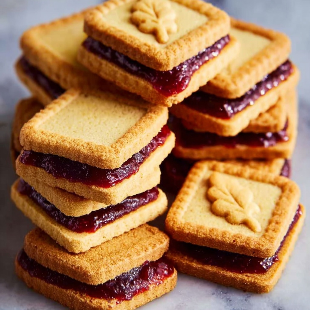 Peanut Butter and Jelly Sandwich Cookies Recipe - Recipe Image