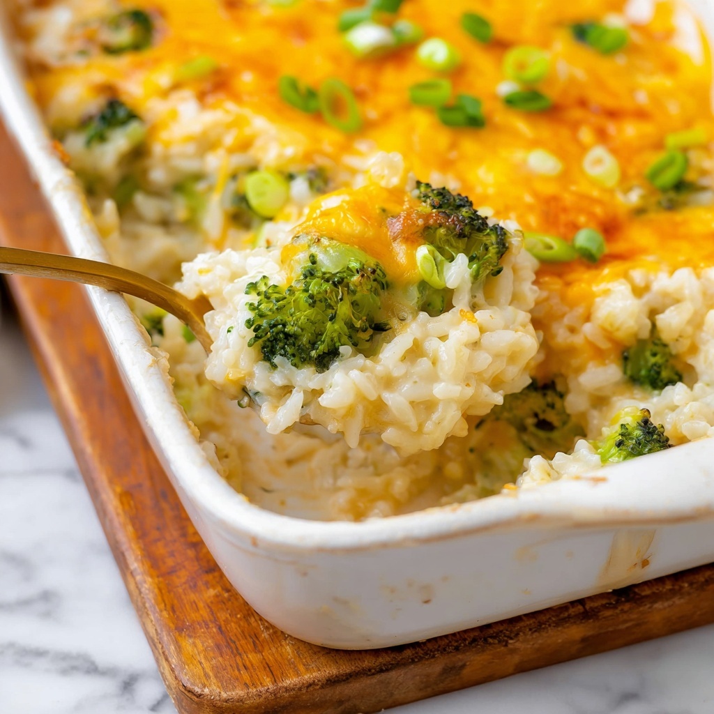 Broccoli Cheese Rice Casserole Recipe - Recipe Image