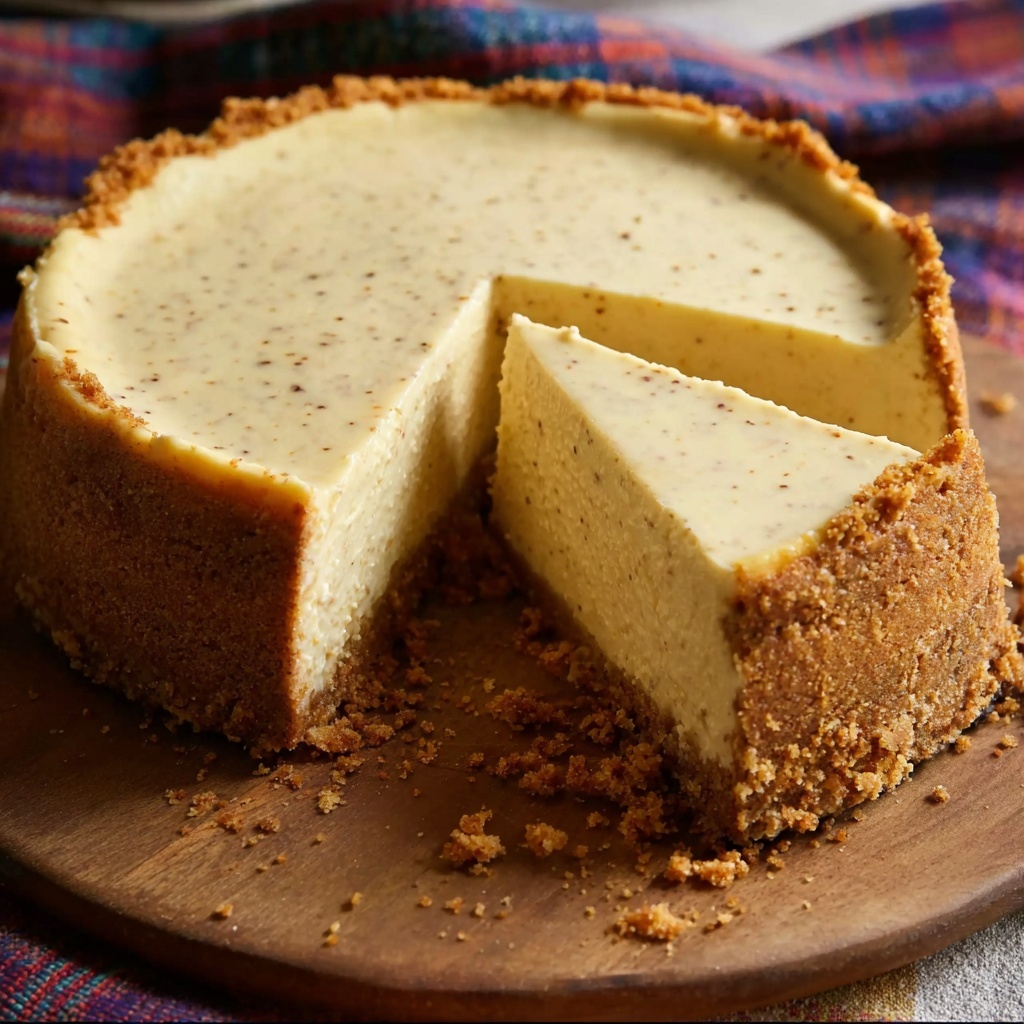 Vanilla Bean Brown Butter Cheesecake Recipe - Recipe Image