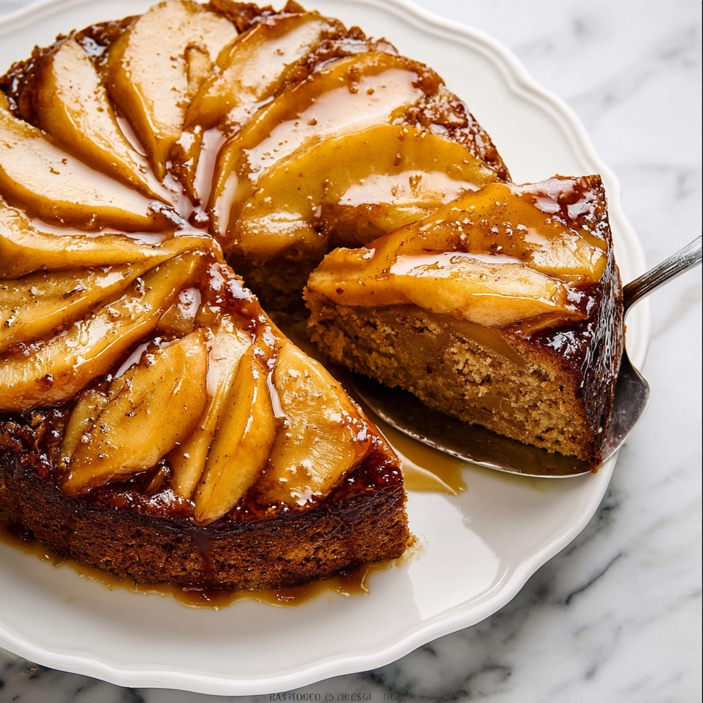 Caramel Apple Upside Down Cake Recipe - Recipe Image