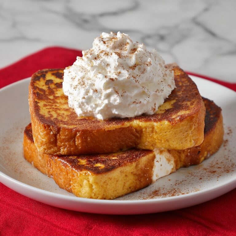 Pumpkin Pie French Toast with Homemade Pumpkin Syrup Recipe