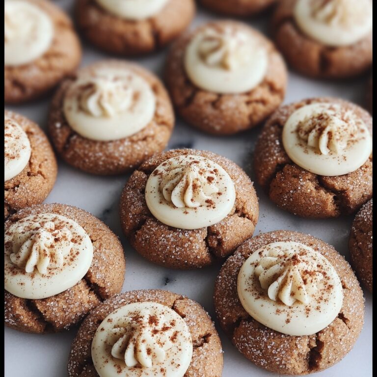 Eggnog Snickerdoodle Thumbprint Cookies Recipe
