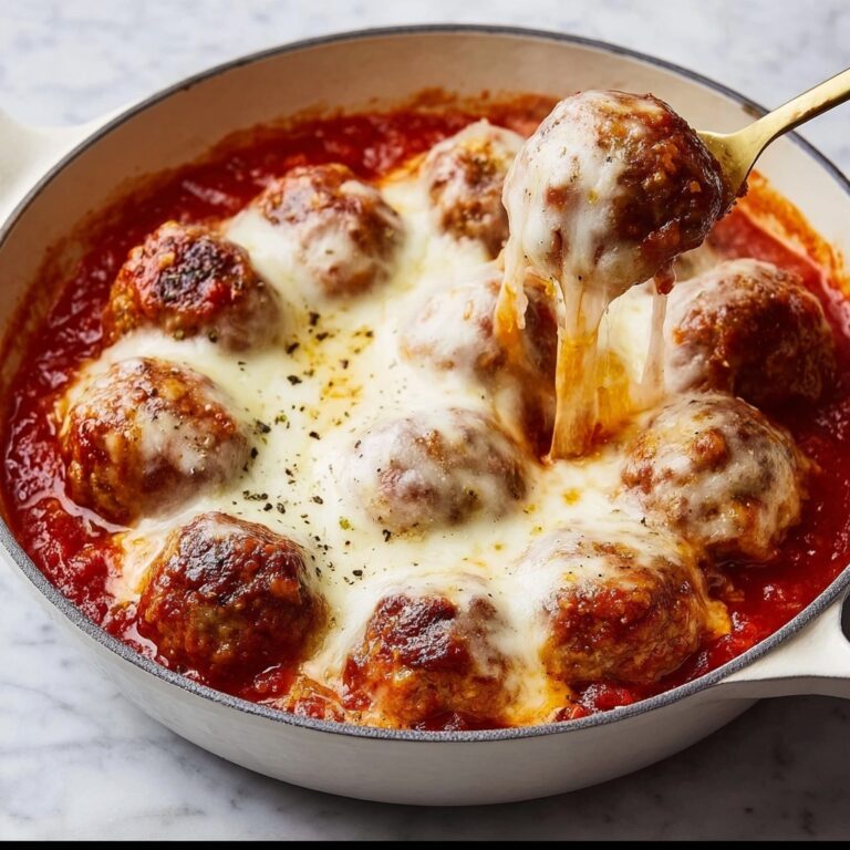 Baked Chicken Parmesan Meatballs Recipe