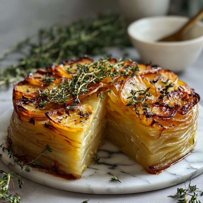 Crispy Balsamic Thyme Potato Torte Recipe