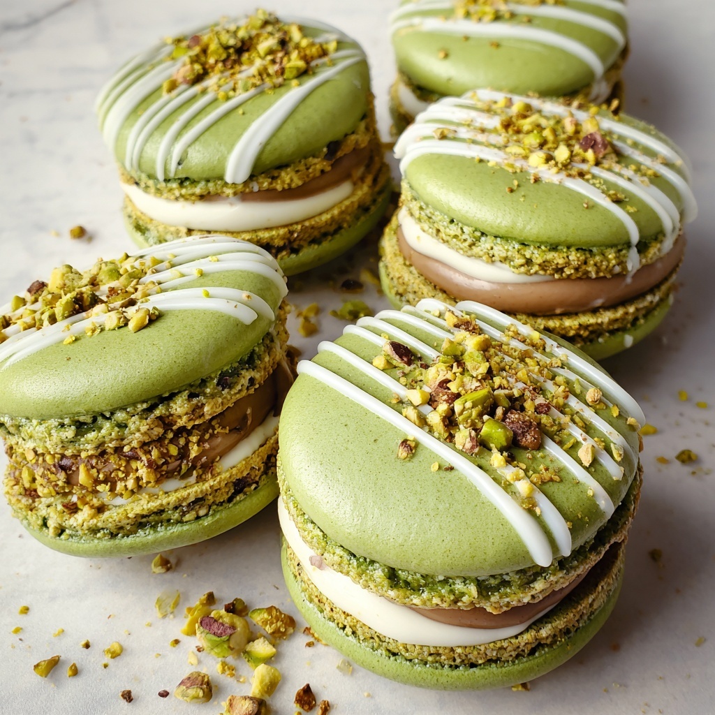 Pistachio Macarons Recipe - Recipe Image