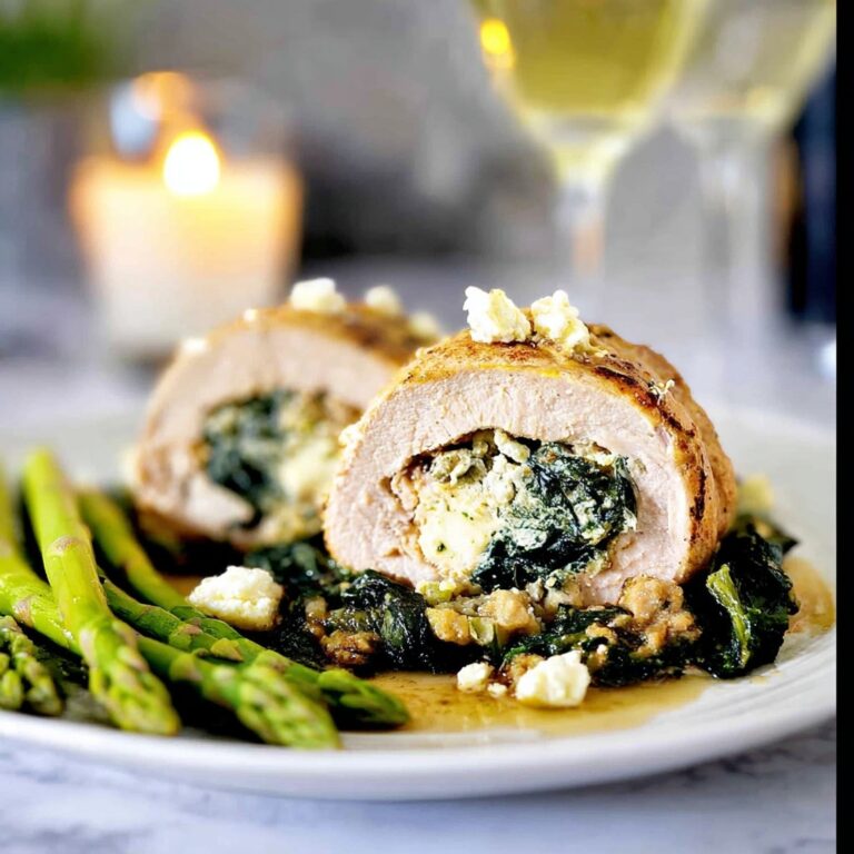 Spinach & Feta Chicken Rollups Recipe