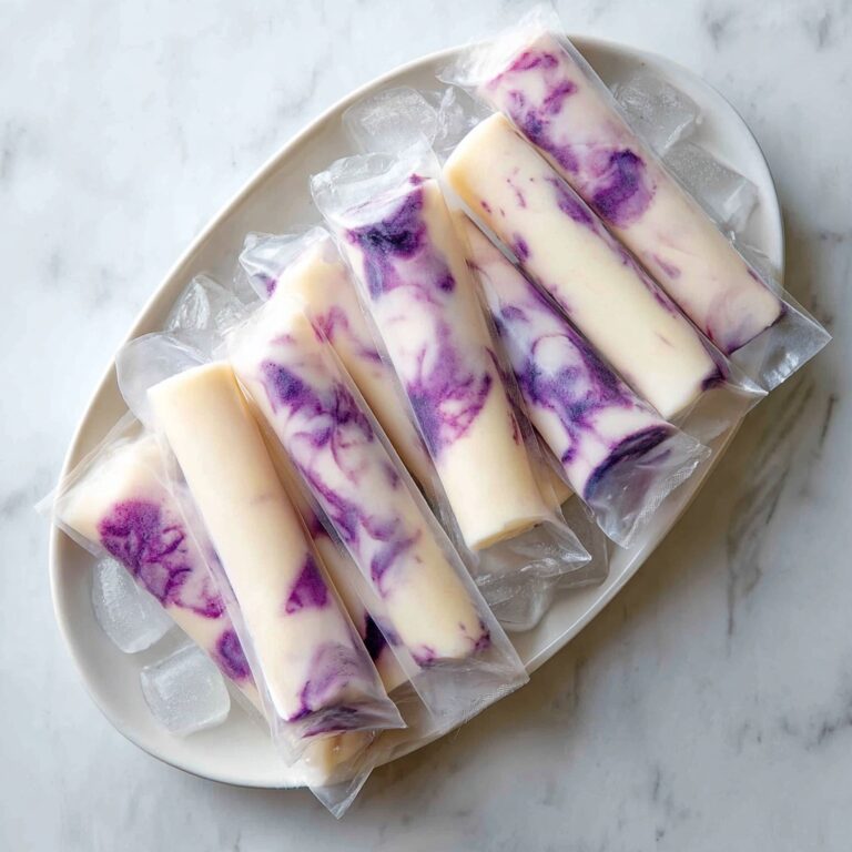 Blackberry, Pineapple and Coconut Swirl Italian Ice Pops Recipe