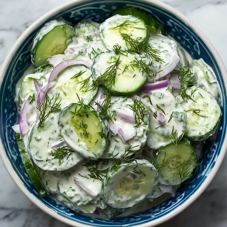 Cool and Creamy Tzatziki Cucumber Salad Recipe