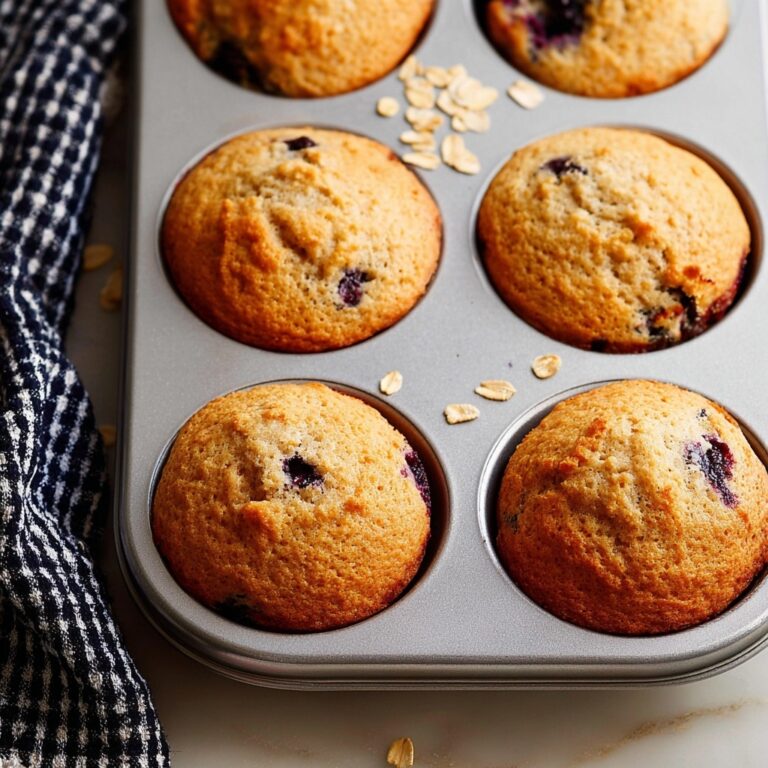 Blueberry Oatmeal Muffins Recipe