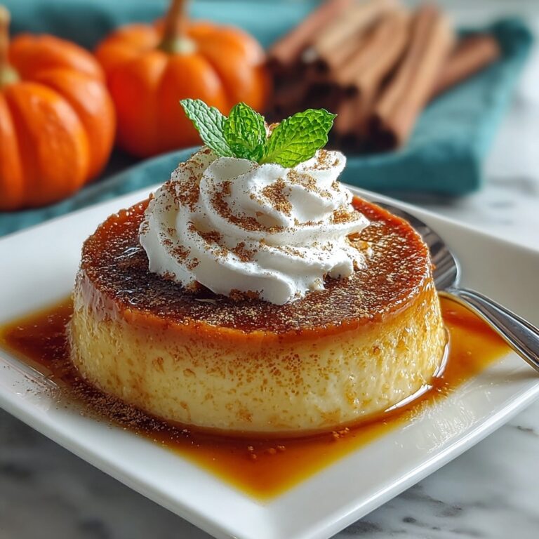 Pumpkin Caramel Custard Recipe