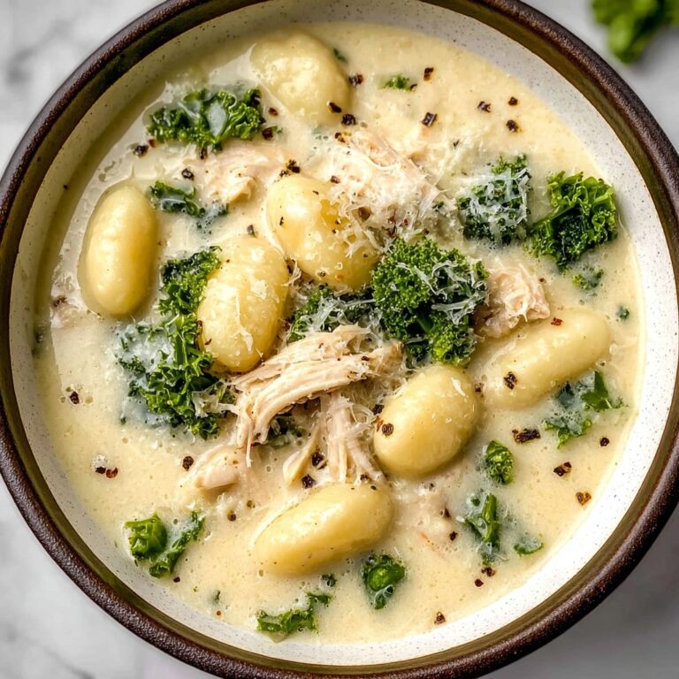 Creamy Garlic Chicken Gnocchi Soup Recipe