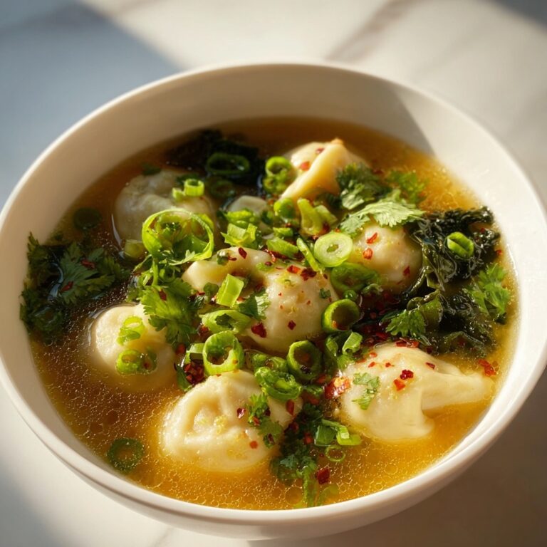 Easy Beef Gyoza Soup Recipe – Hearty & Flavorful Meal Recipe
