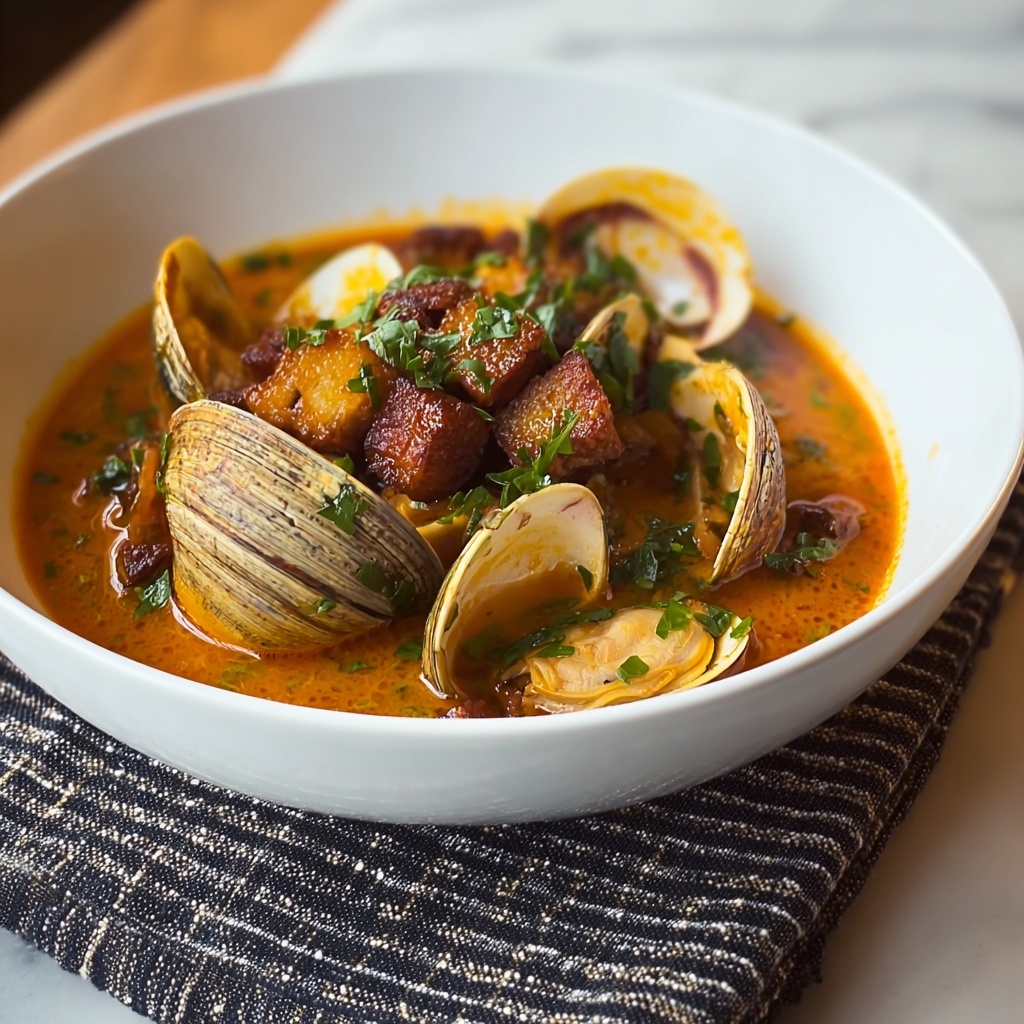 Chorizo & Clam Bone Broth Stew Recipe - Recipe Image