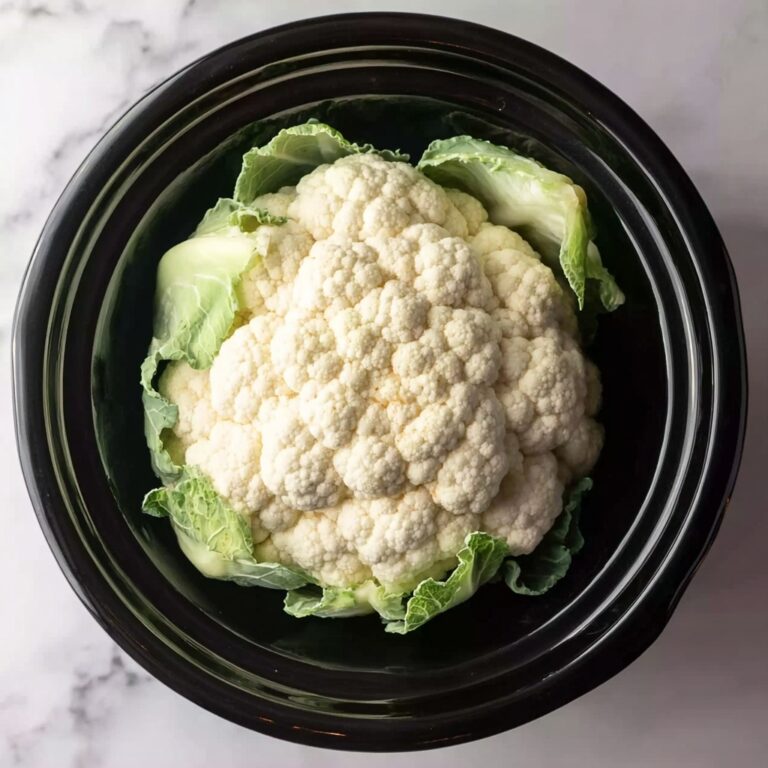 Whole Slow-Cooked Cauliflower Recipe