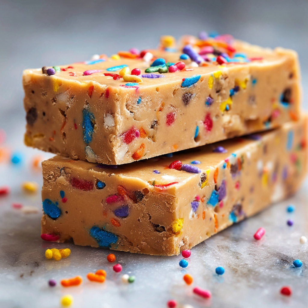 Birthday Cake Protein Bars Recipe - Recipe Image