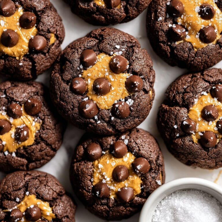 Peanut Butter Stuffed Chocolate Cookies Recipe