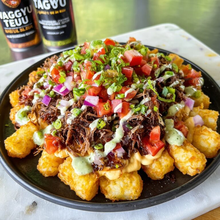 Loaded Beef Rib Tater Tots Recipe
