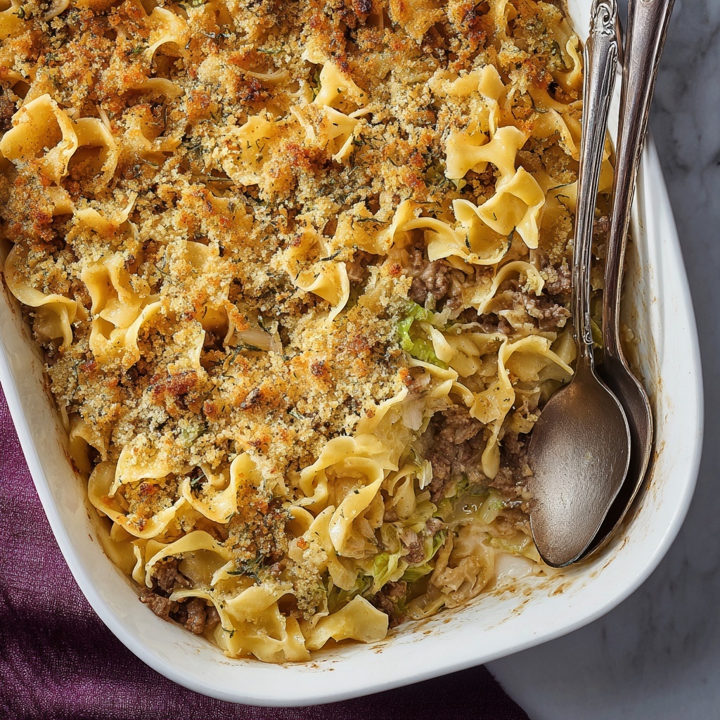 Sausage and Brussels Sprouts Casserole Recipe - Recipe Image