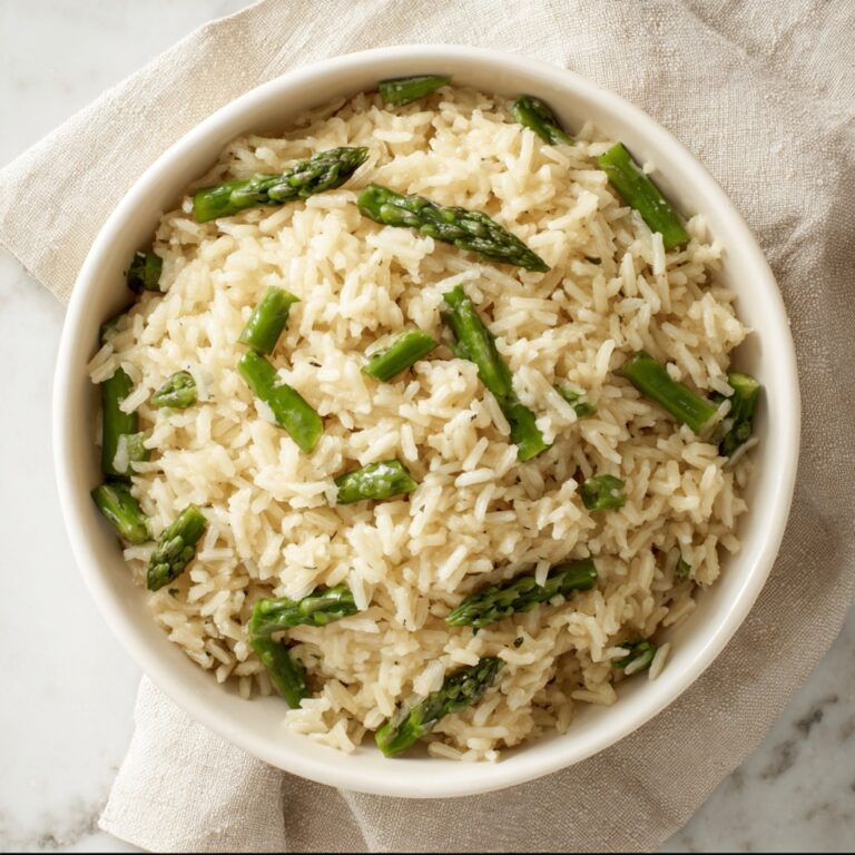 Creamy Orzo with Asparagus and Parmesan Recipe