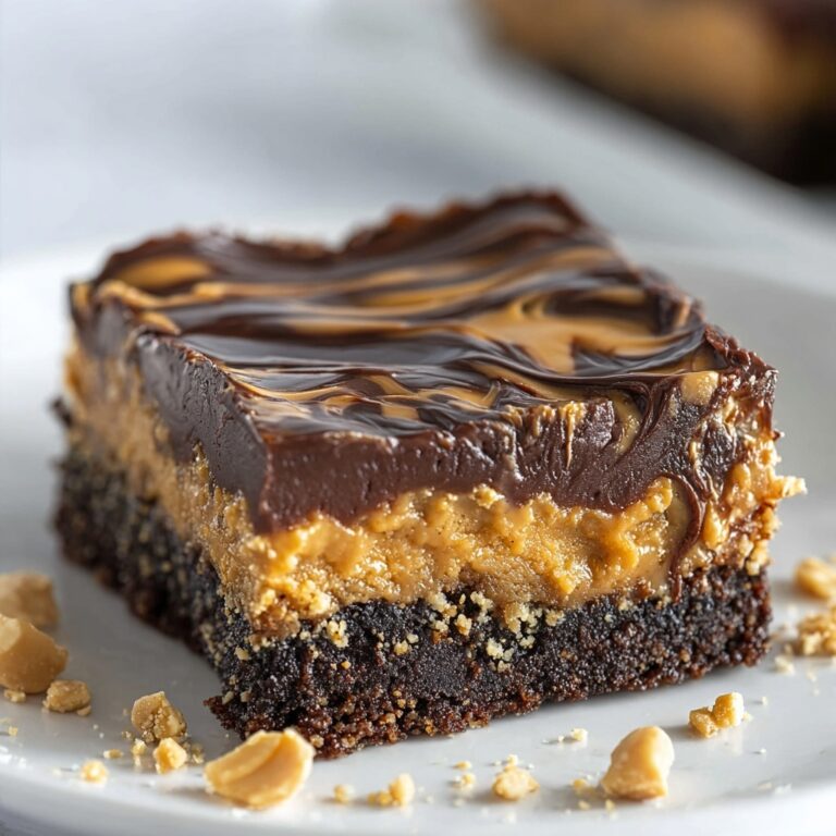 Chocolate Peanut Butter Ooey Gooey Butter Bars Recipe