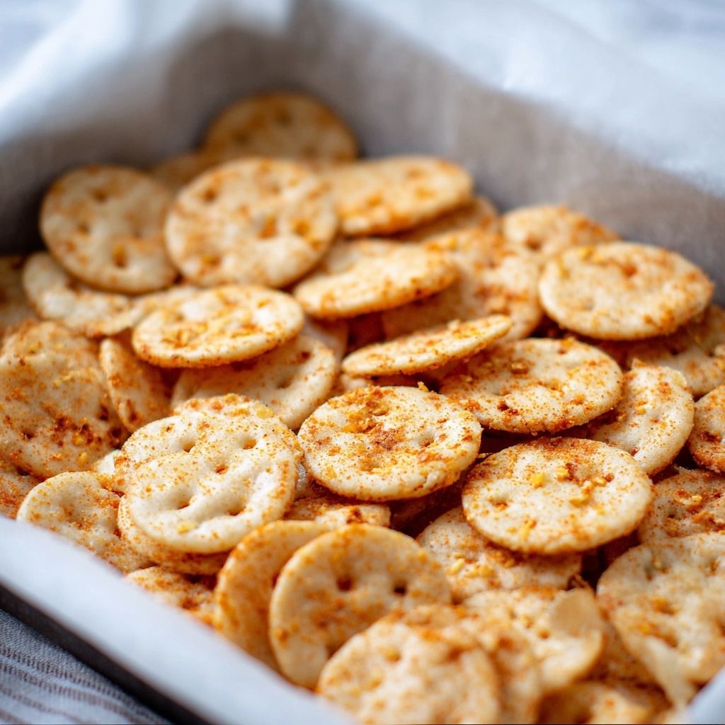 Garlic Bread Ritz Bits Recipe - Recipe Image
