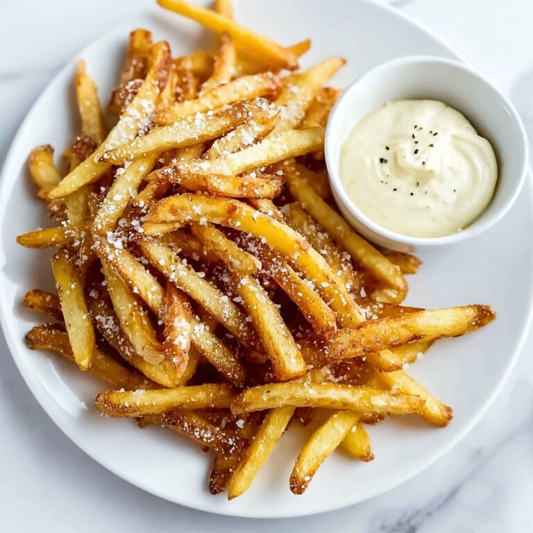 Air Fryer Garlic Parmesan Fries Recipe
