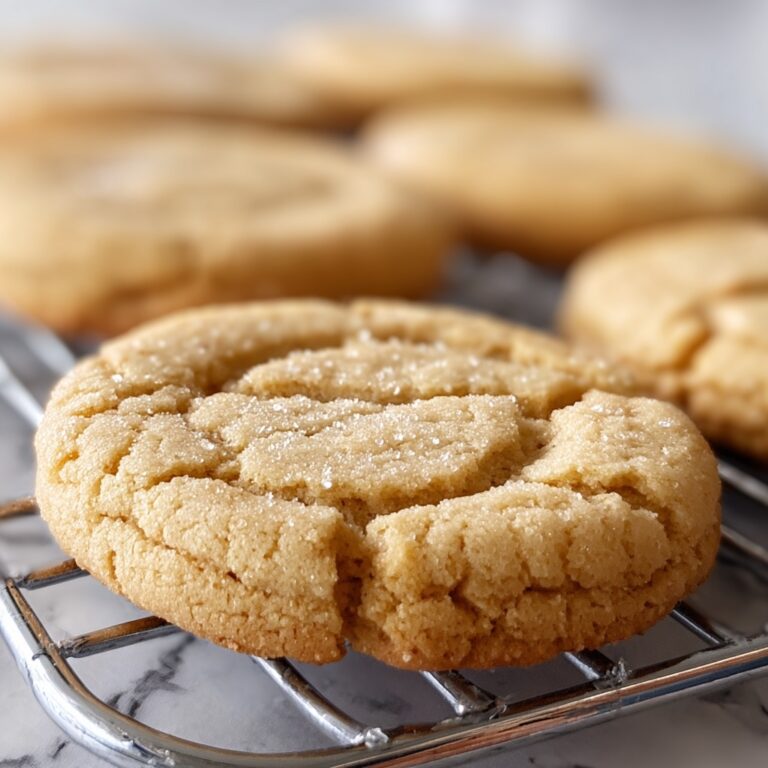 Thick and Chewy Peanut Butter Cookies Recipe