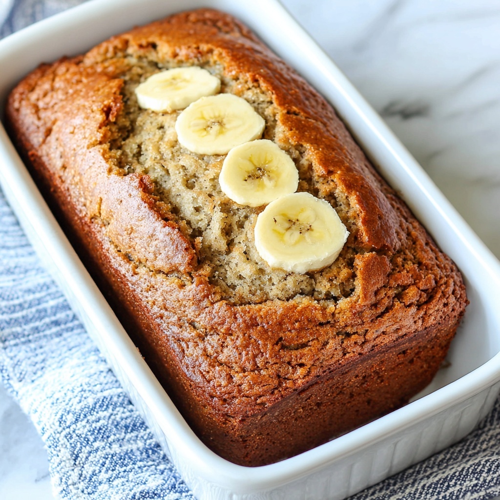 Almond Flour Banana Bread Recipe - Recipe Image