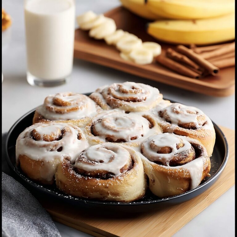 One-Bowl Banana Bread Cinnamon Rolls Recipe