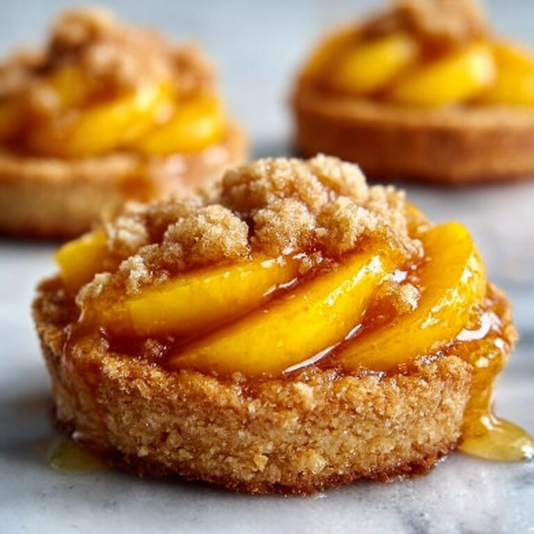 Peach Bar Cookie Cups Recipe